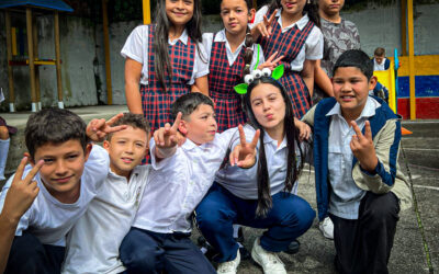 Estudiantes del Gobierno Escolar compartieron una mañana de juegos y alegría con los más pequeños